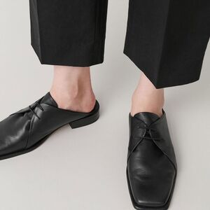 COS Leather Lace-Up Mules